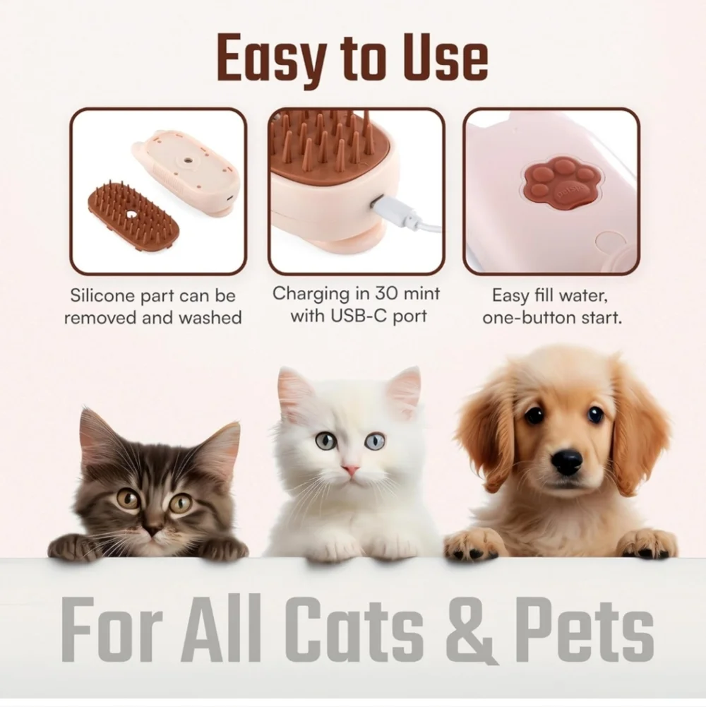 3-in-1 Pet Steamer